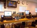 No operators needed: A slightly dated photo from the now-dismantled K4VV MM contest station in Virginia.  